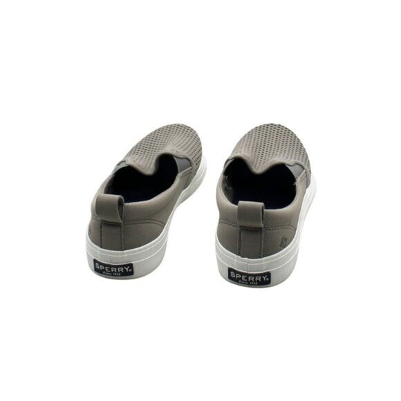 Women's Crest Twin Gore Perforated Slip on Sneakers- Gray - Picture 8 of 8